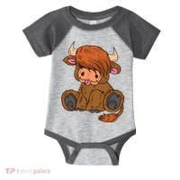 Scottish Highland Cow Lover Cute Cow Highland Cow Infant Baby Jersey Bodysuit thumb 0