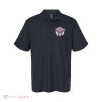 Scottish Highland Cow Cattle Hairy Cow Flowers Woman Polo thumb 0
