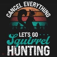 Squirrel Hunter Cancel Everything Vintage Squirrel Hunting Gift Bucket Hat thumb 4