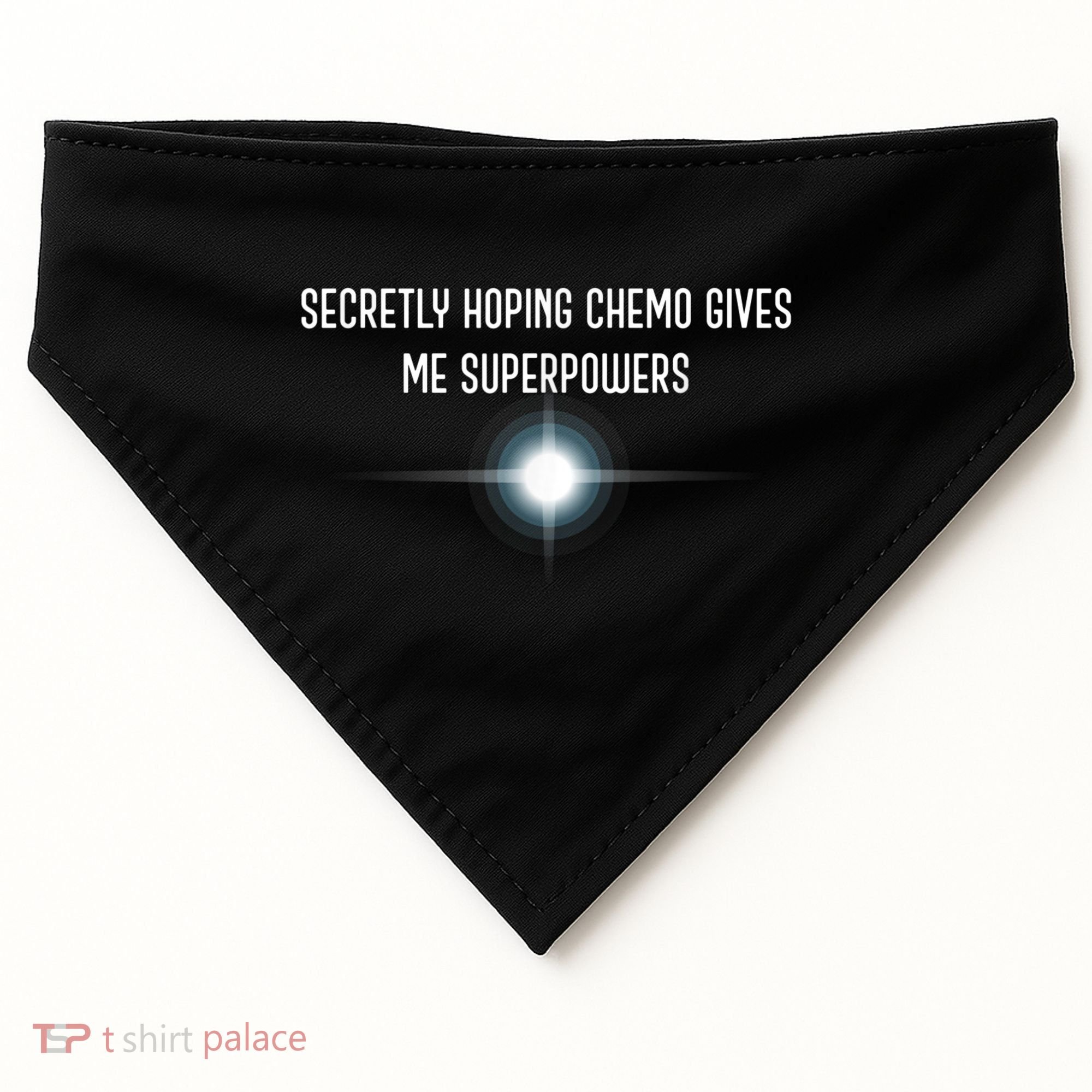Secretly Hoping Chemo Gives Me Superpowers USA-Made Doggie Bandana
