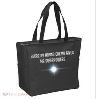 Secretly Hoping Chemo Gives Me Superpowers Tote Bag thumb 2