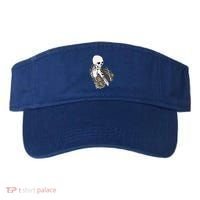 Skeleton Hugging Cat Flowers Skeleton Black Cat Funny Gift Visor thumb 0