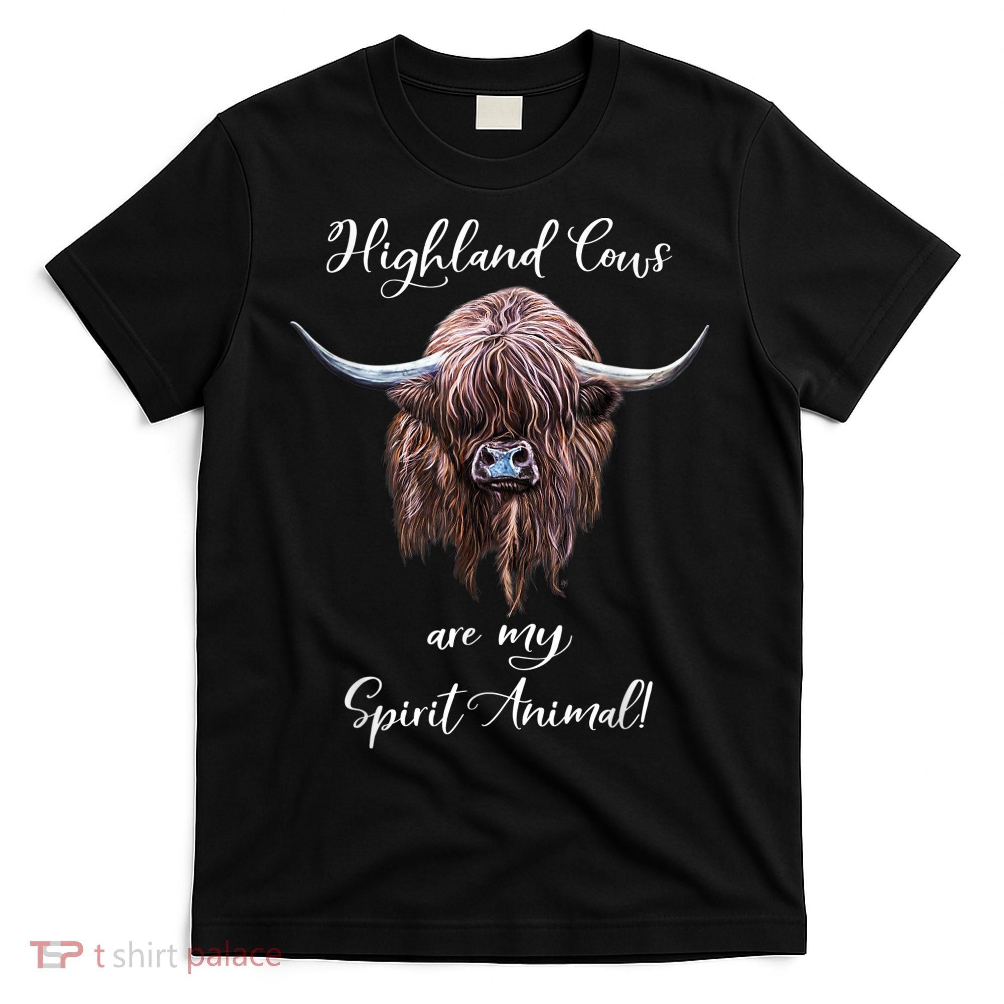 Scottish Highland Cow Spirit Animal T-Shirt