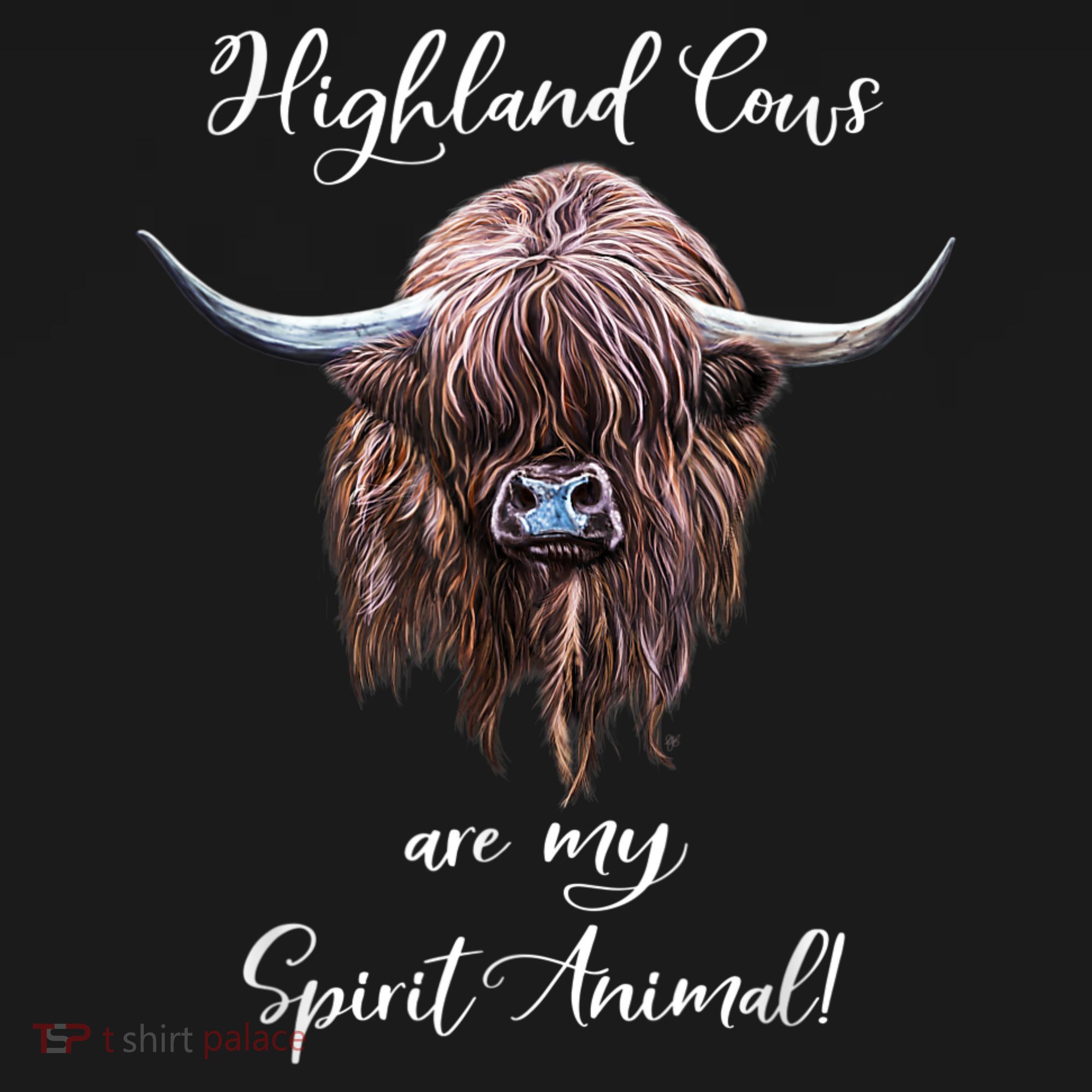 Scottish Highland Cow Spirit Animal T-Shirt
