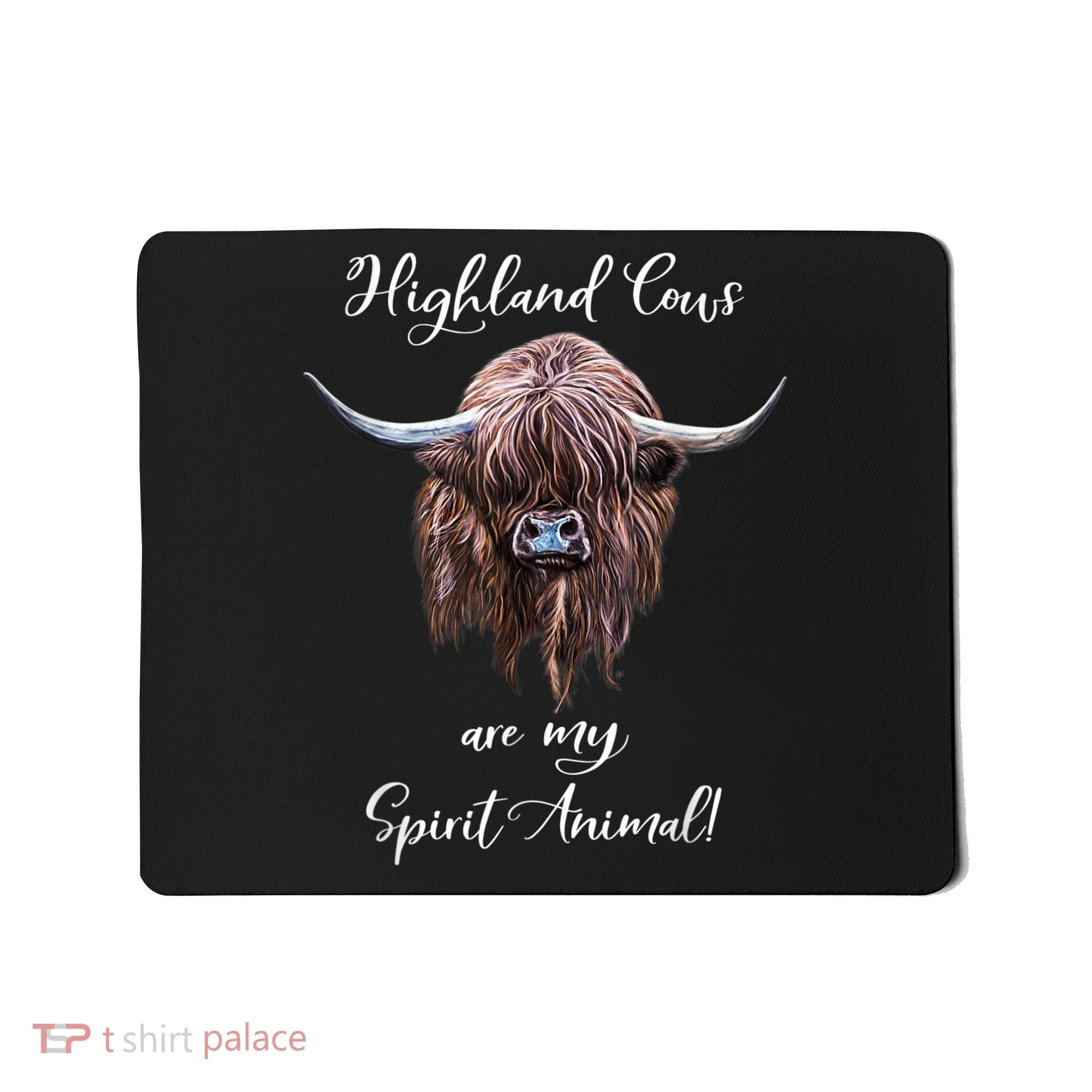 Scottish Highland Cow Spirit Animal Mousepad