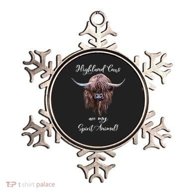 Scottish Highland Cow Spirit Animal Ornament