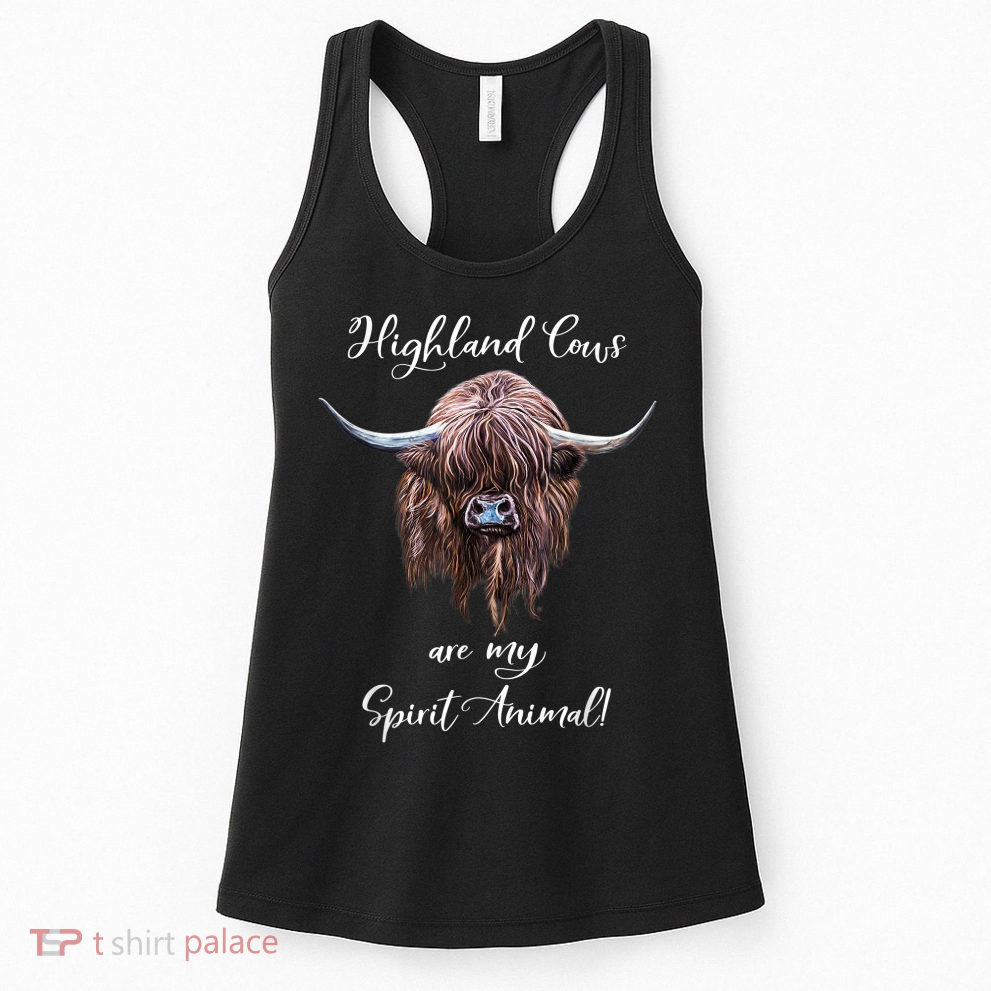 Scottish Highland Cow Spirit Animal Women's Tank Top