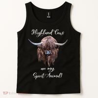 Scottish Highland Cow Spirit Animal Tank Top thumb 2