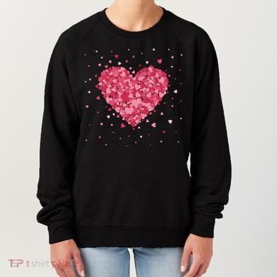 Scattered Heart Cute Valentines Day Gift Women's Sweatshirt