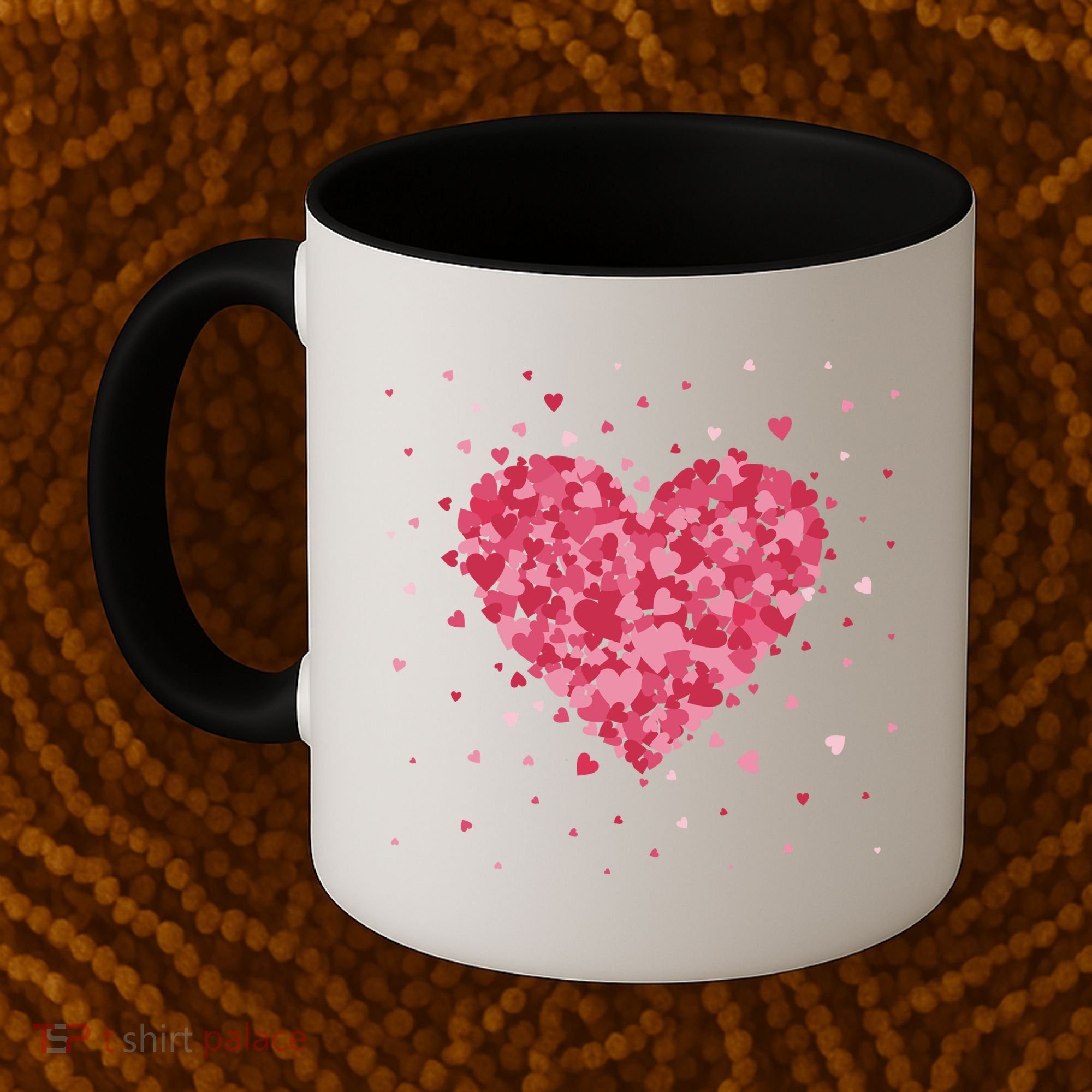 Scattered Heart Cute Valentines Day Gift Coffee Mug