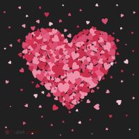 Scattered Heart Cute Valentines Day Gift Beanie thumb 2
