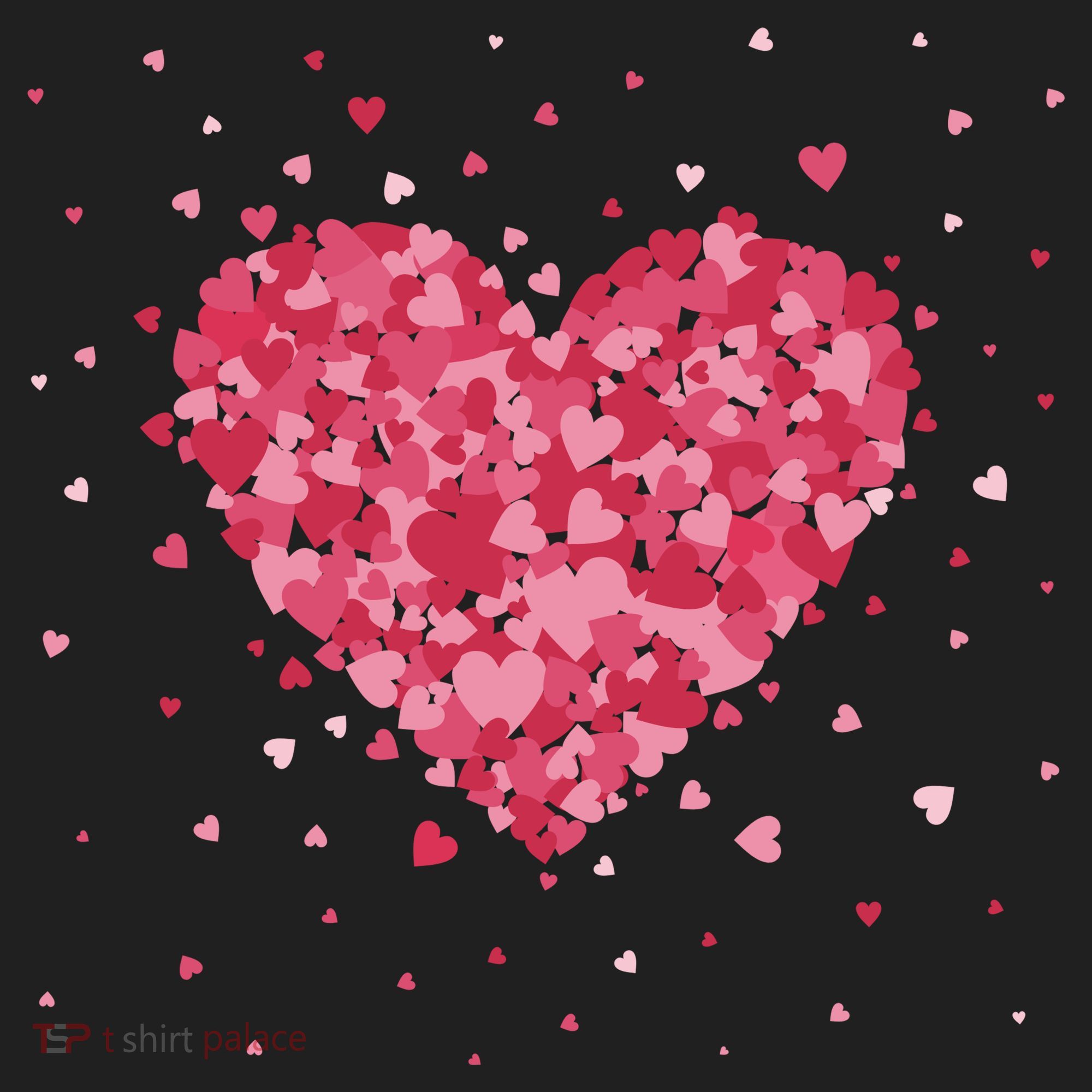 Scattered Heart Cute Valentines Day Gift Beanie