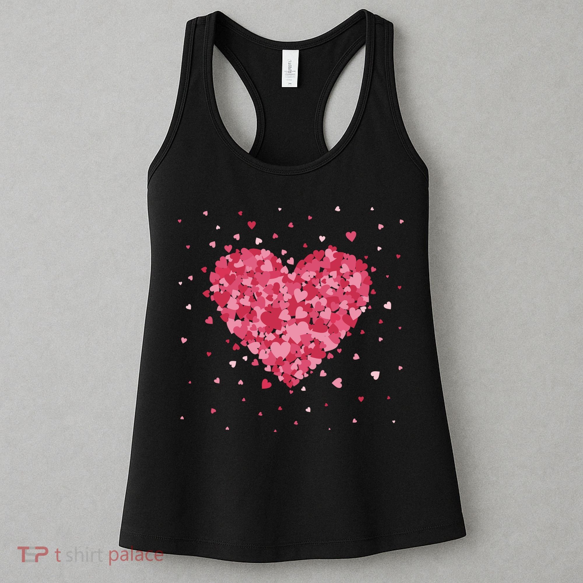 Scattered Heart Cute Valentines Day Gift Women's Tank Top