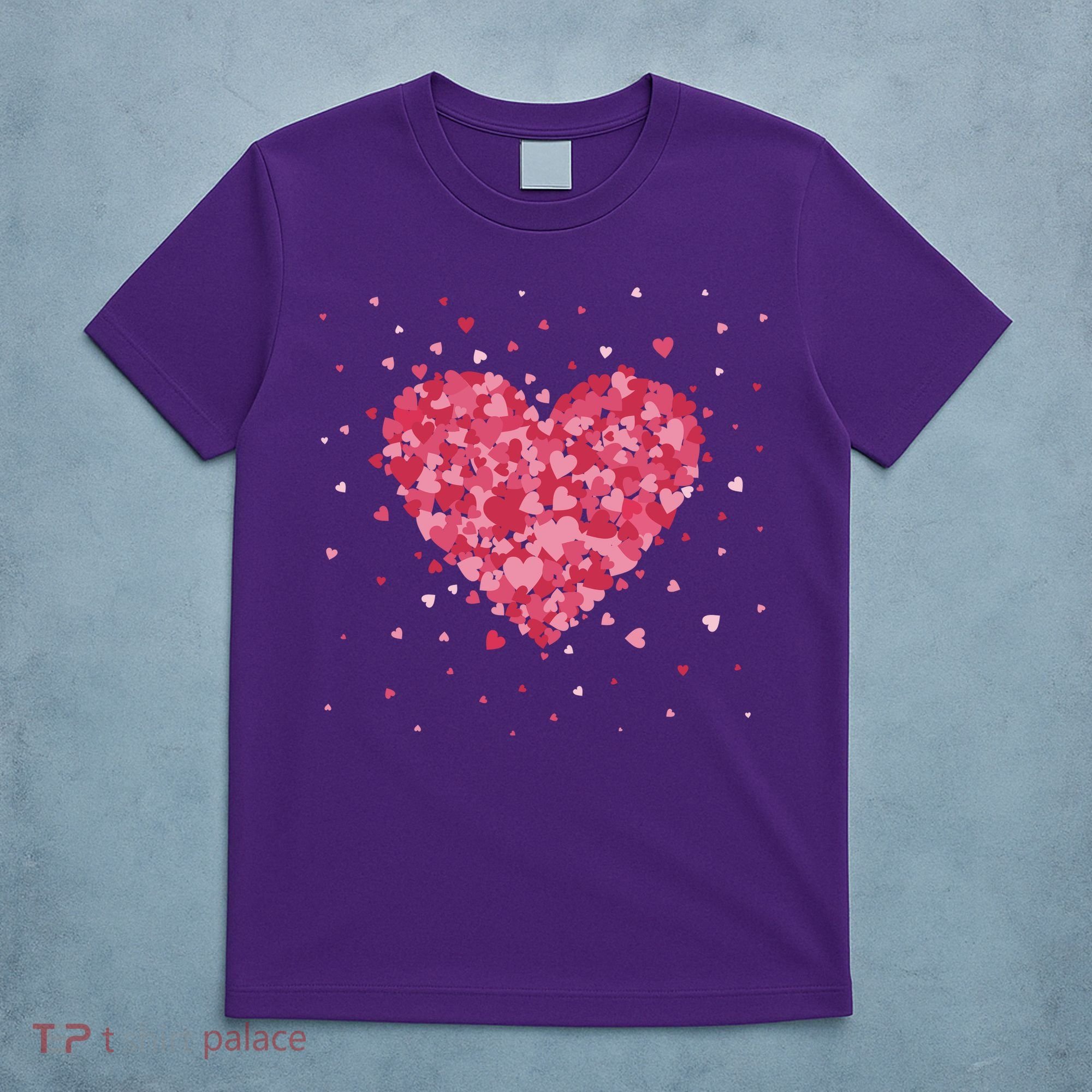 Scattered Heart Cute Valentines Day Gift T-Shirt