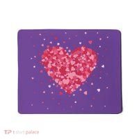 Scattered Heart Cute Valentines Day Gift Mousepad thumb 0