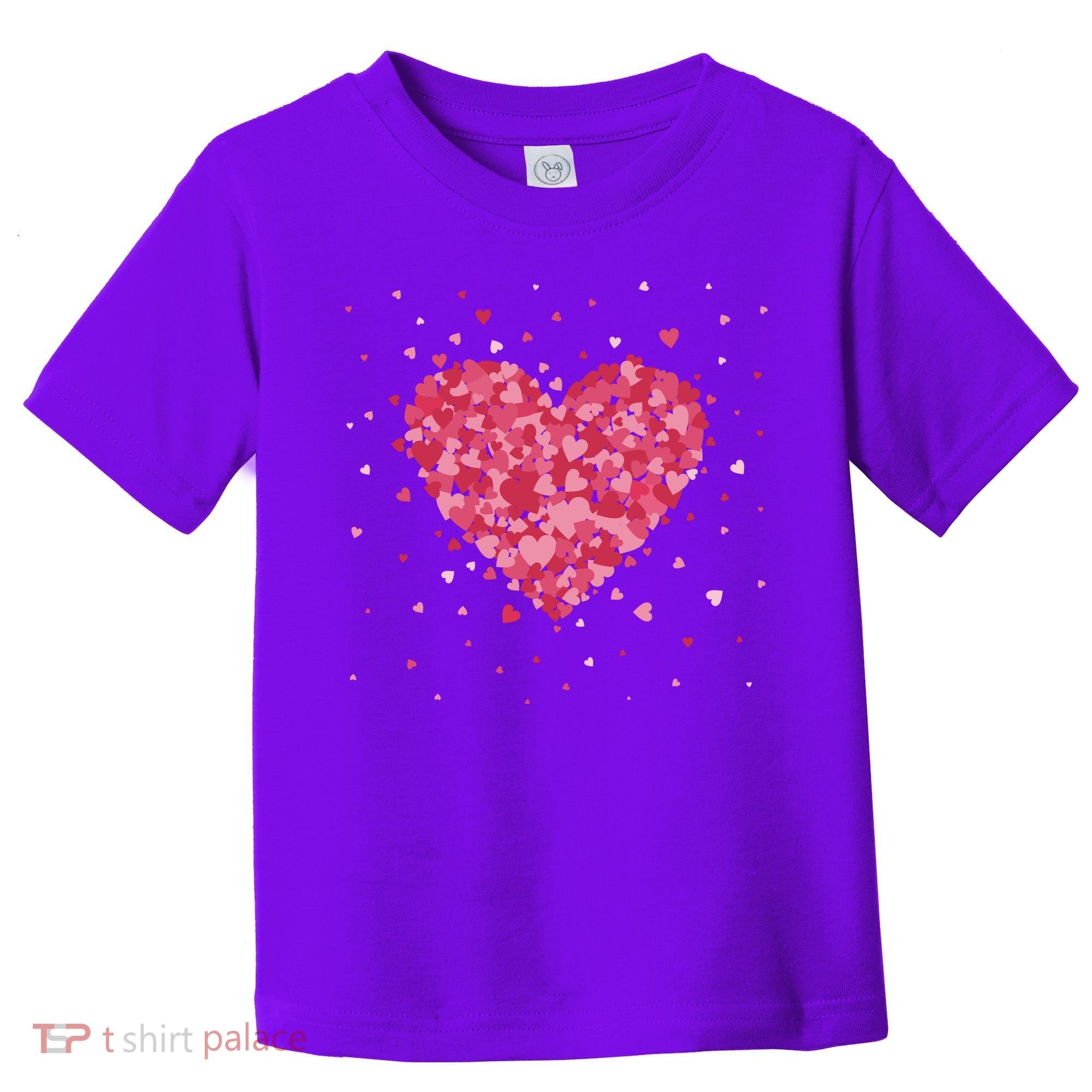 Scattered Heart Cute Valentines Day Gift Toddler T-Shirt
