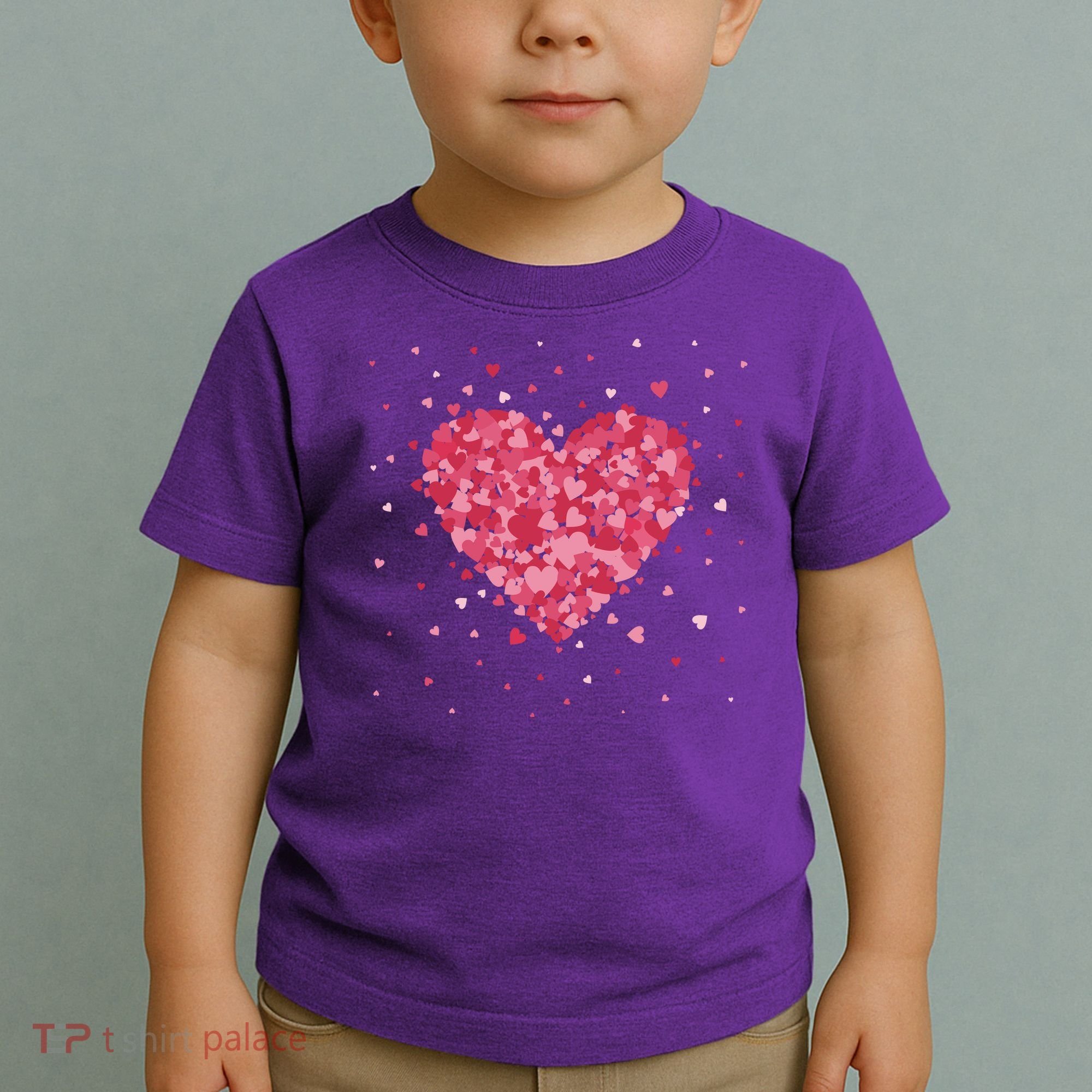 Scattered Heart Cute Valentines Day Gift Toddler T-Shirt