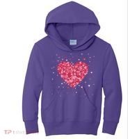 Scattered Heart Cute Valentines Day Gift Kids Hoodie thumb 0