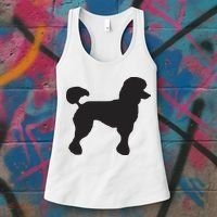 Sock Hop Cutie 50s Costume Big Poodle 1950s Party Women's Tank Top thumb 3