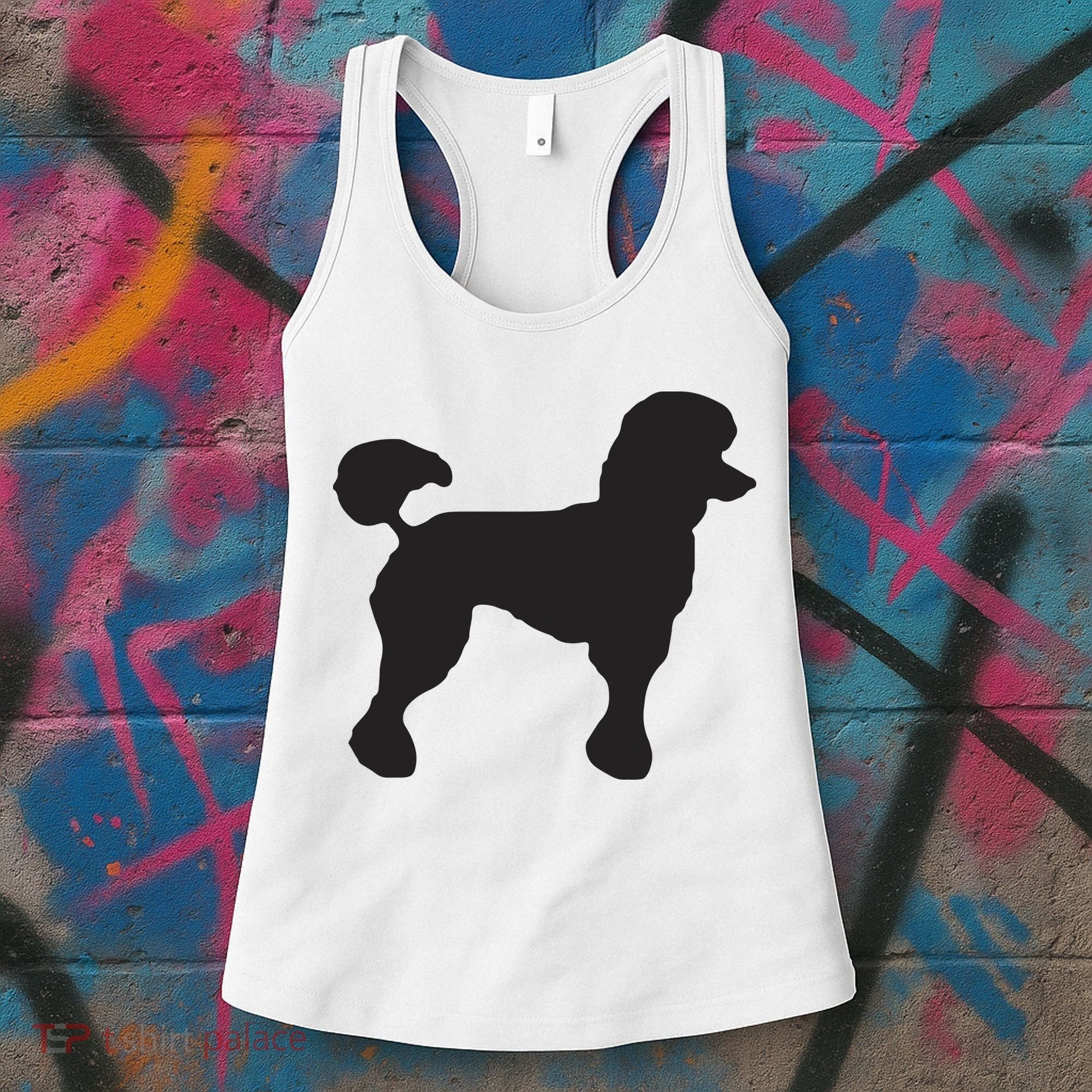 Sock Hop Cutie 50s Costume Big Poodle 1950s Party Women's Tank Top