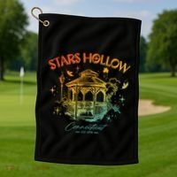 Stars Hollow Connecticut Est 1779 Golf Towel thumb 1