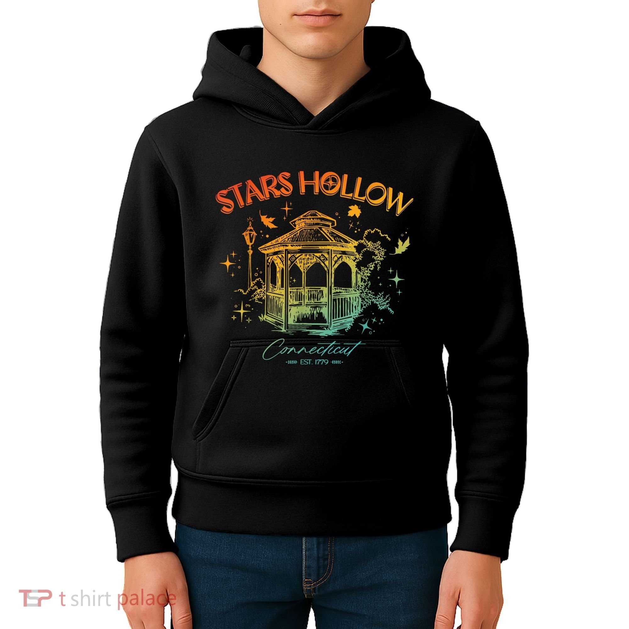 Stars Hollow Connecticut Est 1779 Kids Hoodie