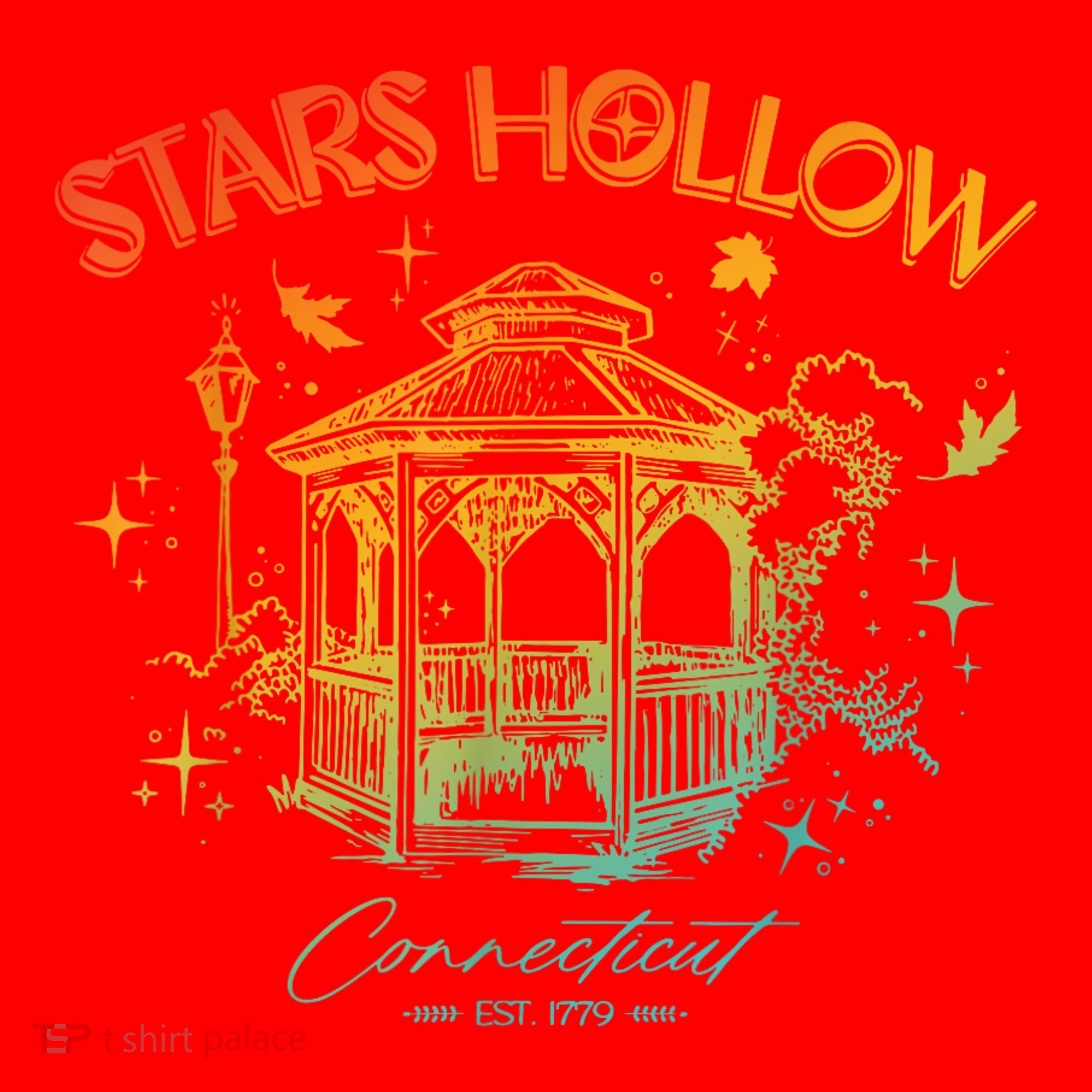 Stars Hollow Connecticut Est 1779 Santa Hat