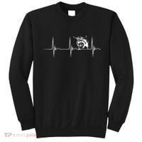 Scottish Highland Cow Heartbeat EKG Pulse Highlander Cow Sweatshirt thumb 0
