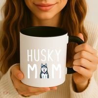 Siberian Husky Dog Mama Husky Mom Gift Coffee Mug thumb 3