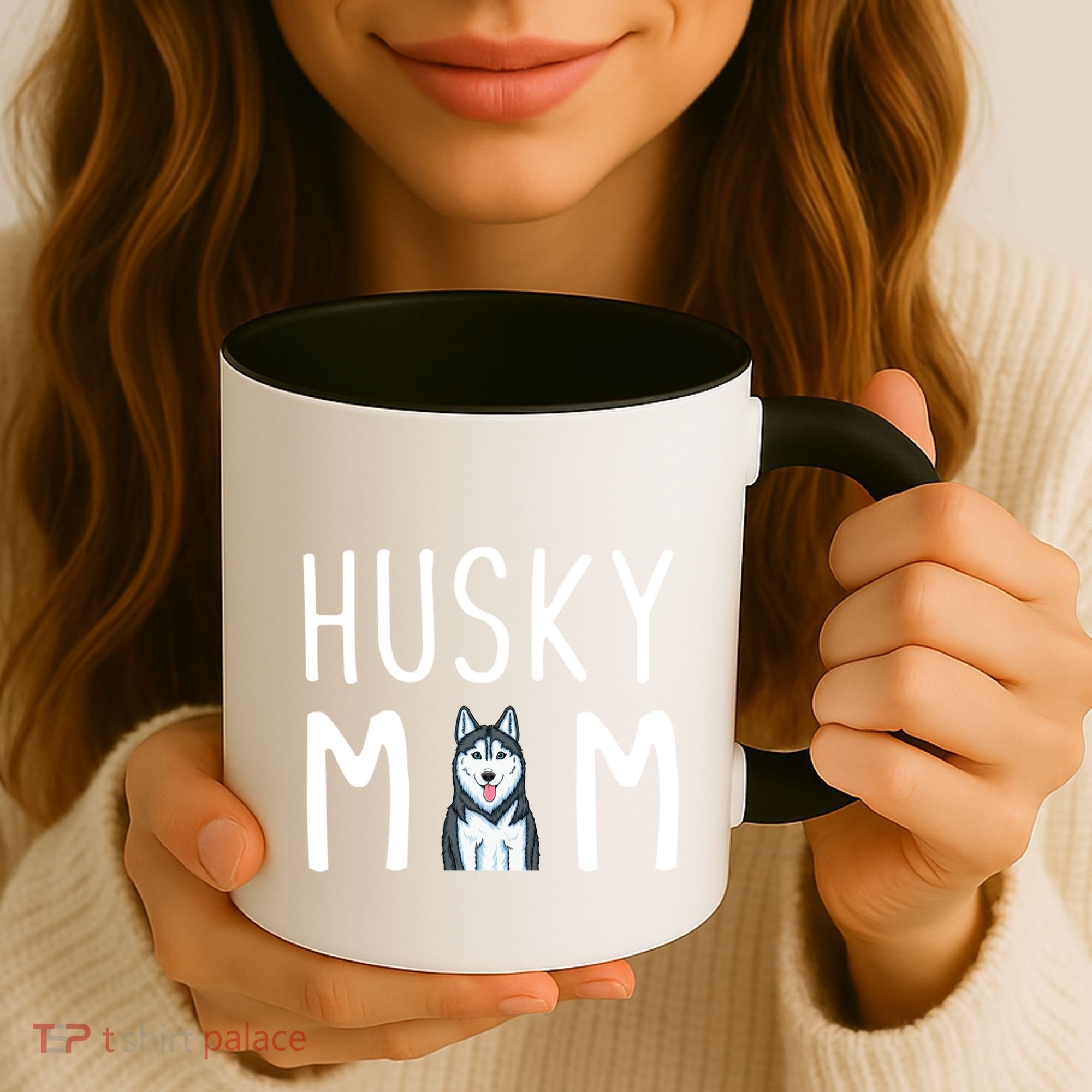 Siberian Husky Dog Mama Husky Mom Gift Coffee Mug