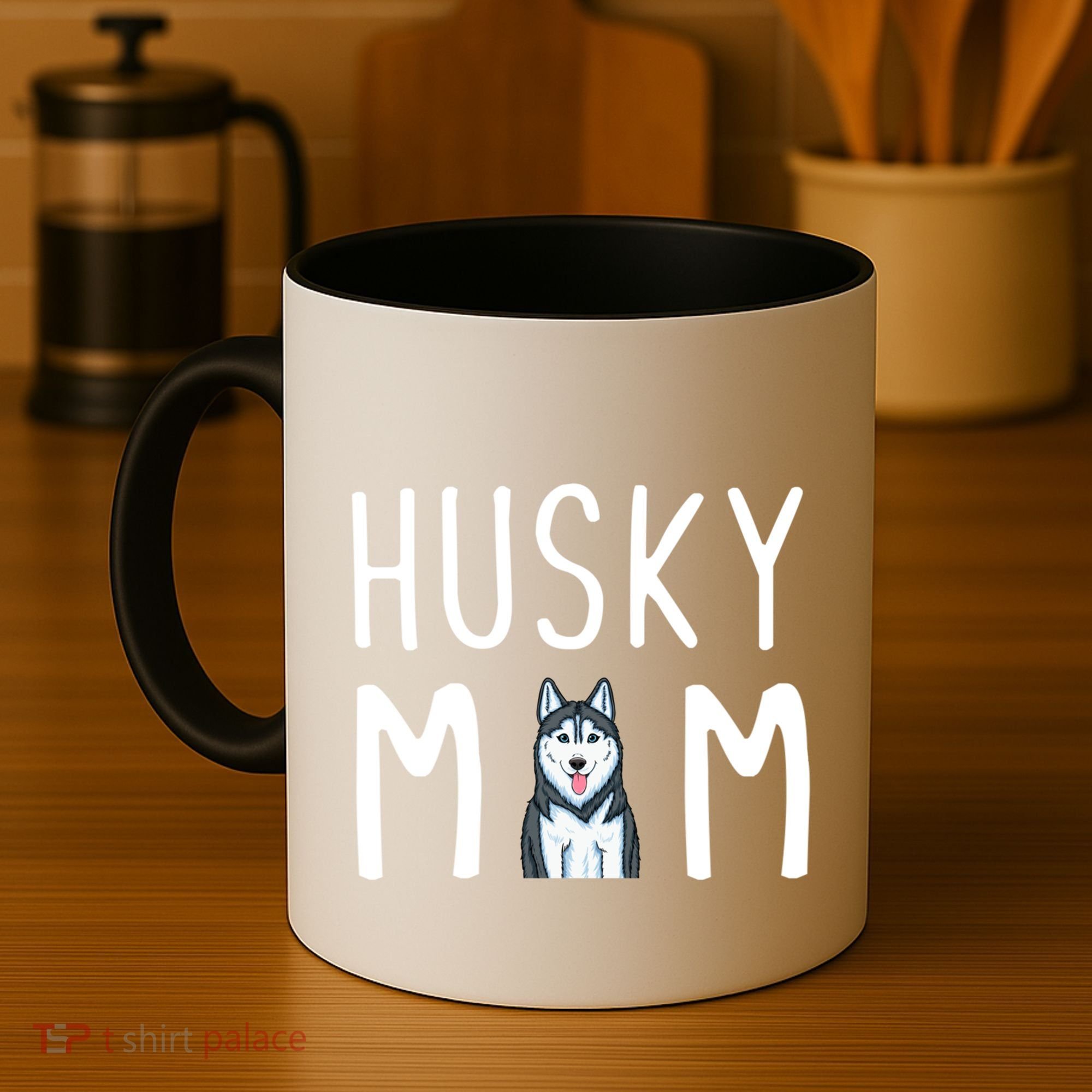 Siberian Husky Dog Mama Husky Mom Gift Coffee Mug