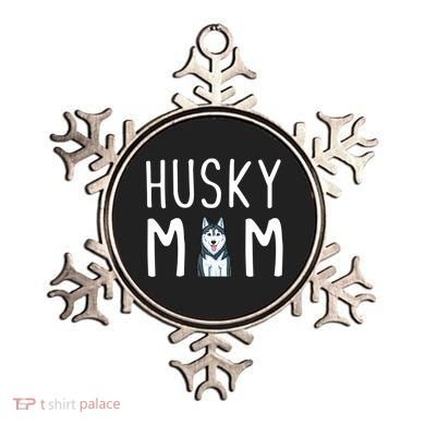 Siberian Husky Dog Mama Husky Mom Gift Ornament