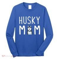Siberian Husky Dog Mama Husky Mom Gift Long Sleeve Shirt thumb 0