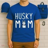 Siberian Husky Dog Mama Husky Mom Gift T-Shirt thumb 6