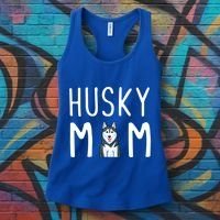Siberian Husky Dog Mama Husky Mom Gift Women's Tank Top thumb 3