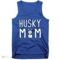 Siberian Husky Dog Mama Husky Mom Gift Tank Top thumb 0