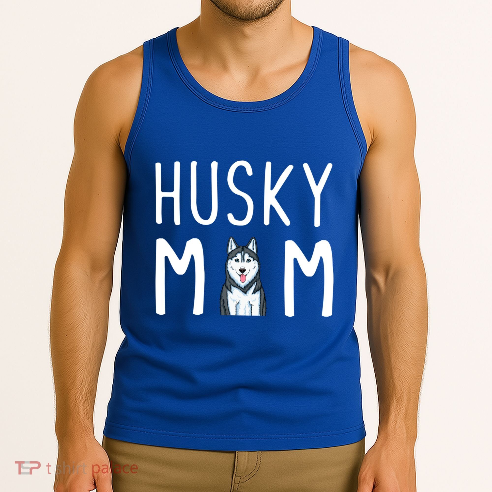 Siberian Husky Dog Mama Husky Mom Gift Tank Top