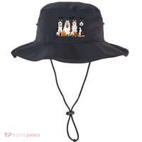 Siberian Husky Dogs Ghost Witch Mummy Halloween Pumpkins Funny Gift Bucket Hat thumb 0