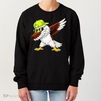 Sea Hawk Dabbing Bird Football Fan Women's Sweatshirt thumb 0