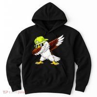 Sea Hawk Dabbing Bird Football Fan Hoodie thumb 0
