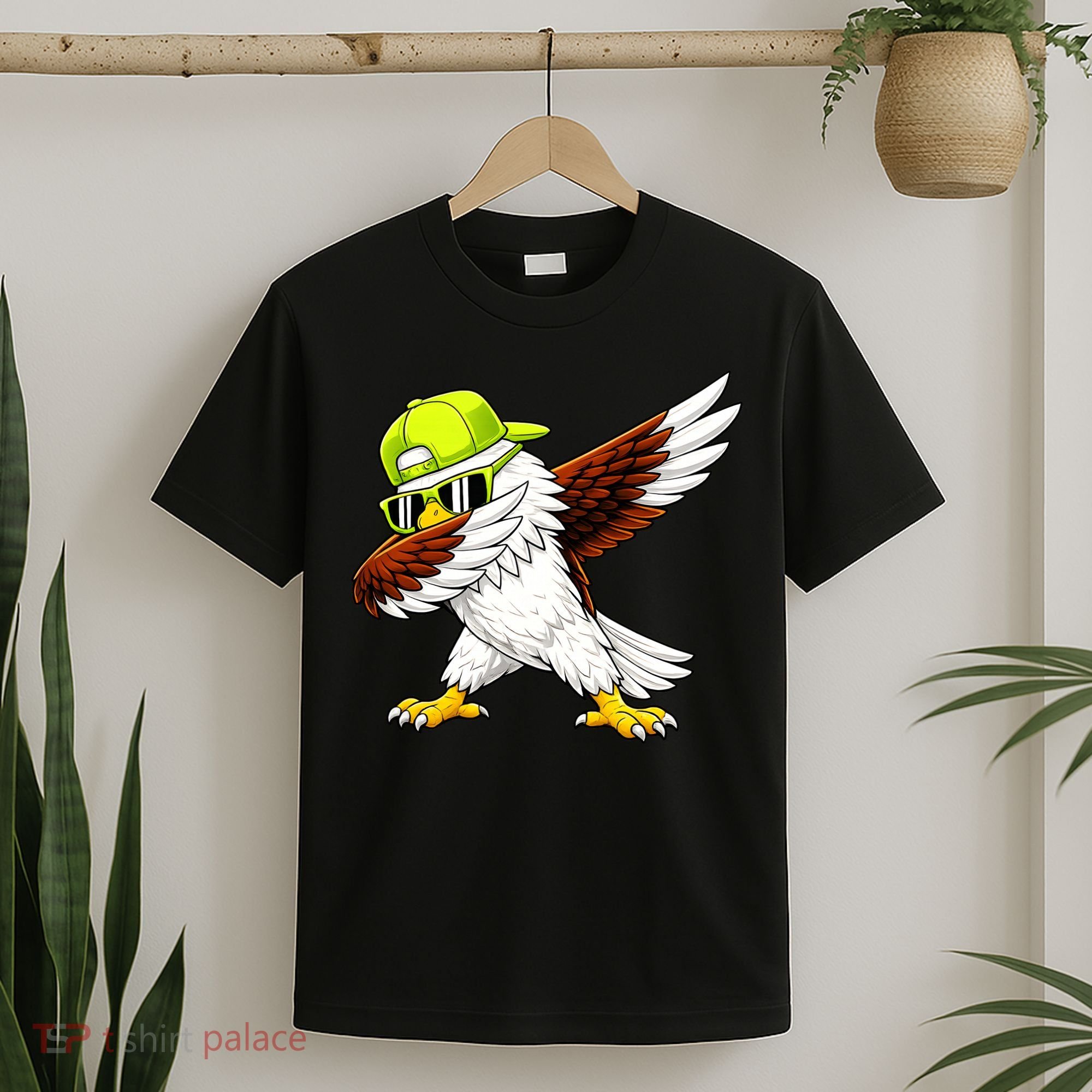 Sea Hawk Dabbing Bird Football Fan T-Shirt