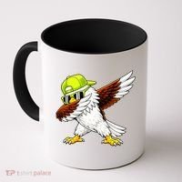 Sea Hawk Dabbing Bird Football Fan Coffee Mug thumb 0