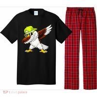 Sea Hawk Dabbing Bird Football Fan Pajama Set thumb 0