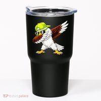 Sea Hawk Dabbing Bird Football Fan Tumbler thumb 0