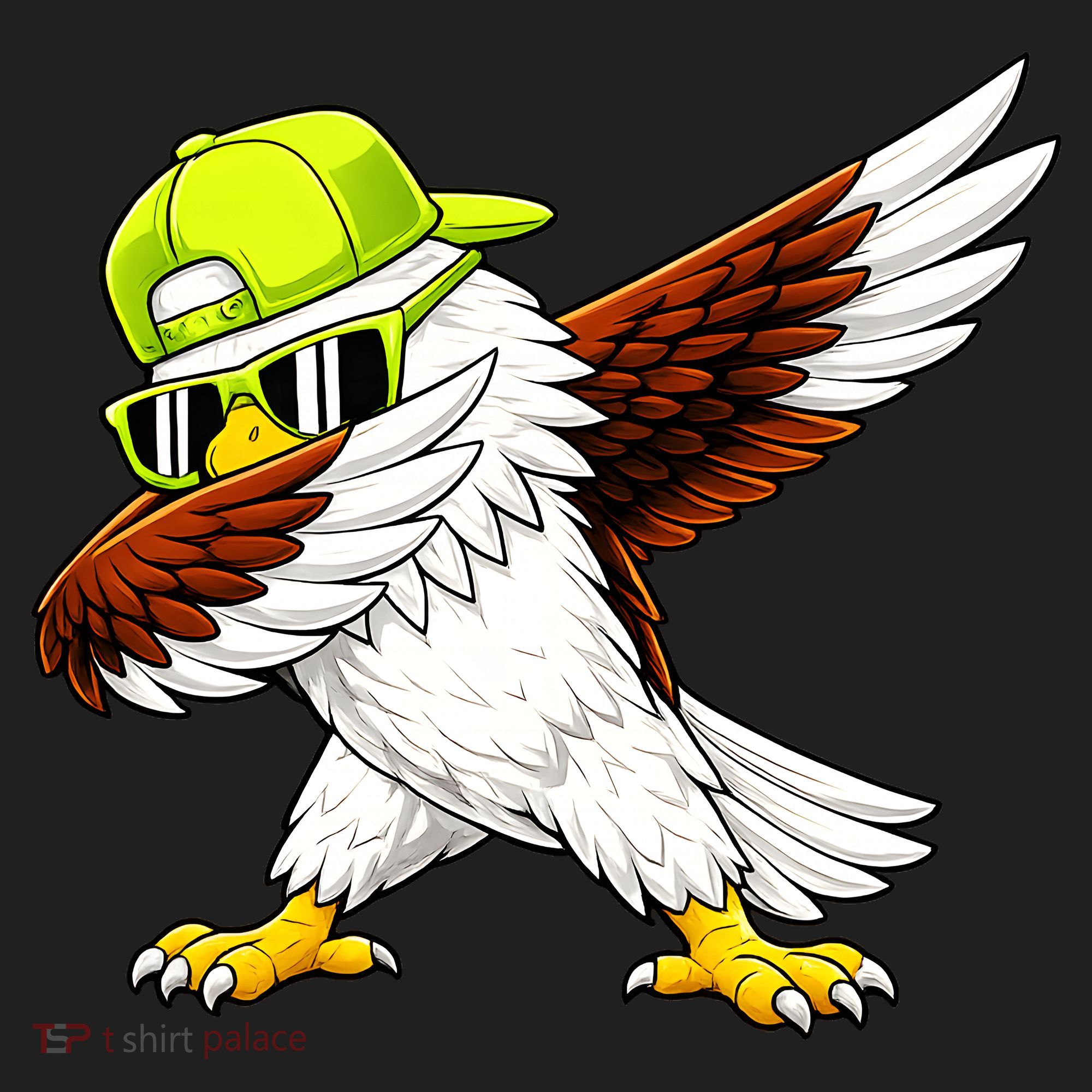 Sea Hawk Dabbing Bird Football Fan Tumbler