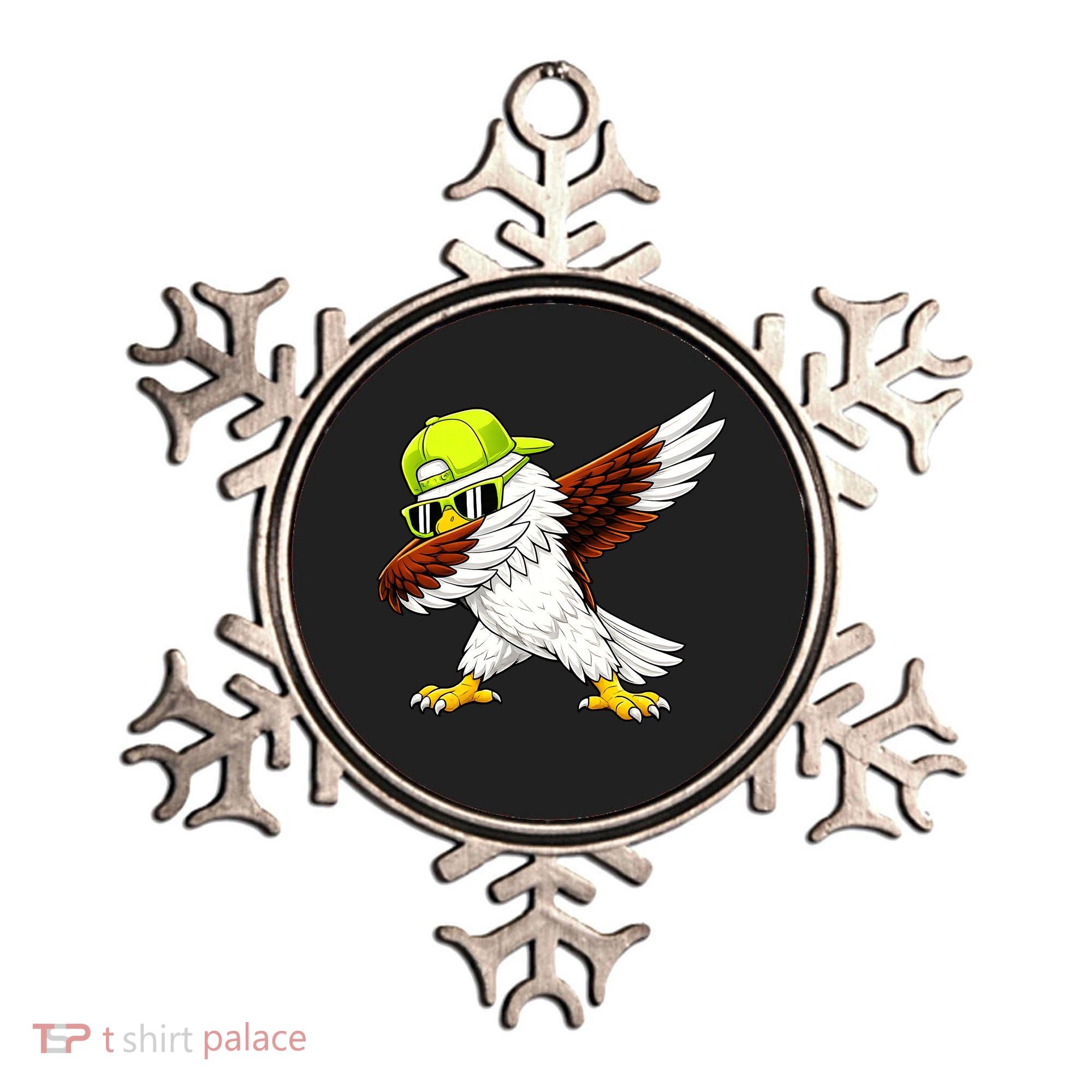 Sea Hawk Dabbing Bird Football Fan Ornament