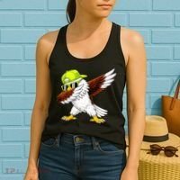 Sea Hawk Dabbing Bird Football Fan Women's Tank Top thumb 2