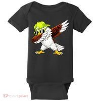 Sea Hawk Dabbing Bird Football Fan Baby Bodysuit thumb 0