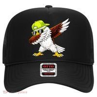 Sea Hawk Dabbing Bird Football Fan Hat thumb 0