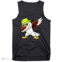 Sea Hawk Dabbing Bird Football Fan Tank Top thumb 0